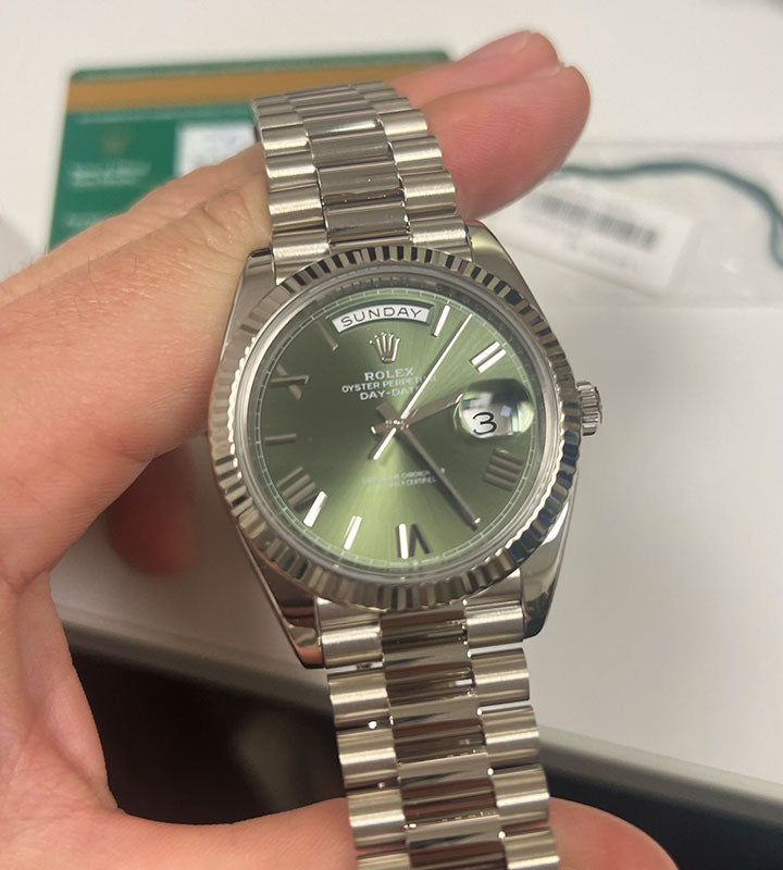 How to wind a Rolex watch