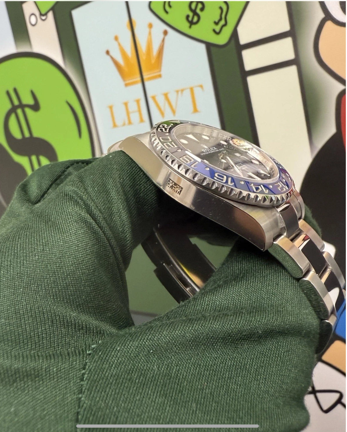 Rolex GMT-Master II Batman 2024 Rare Majority Stickered Inc Barcode 126710BLNR