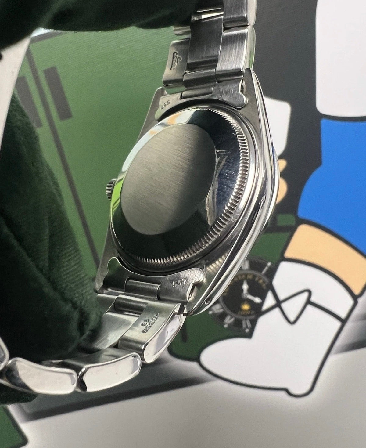rolex oyster perpetual date 15000 Silver Dial 34mm