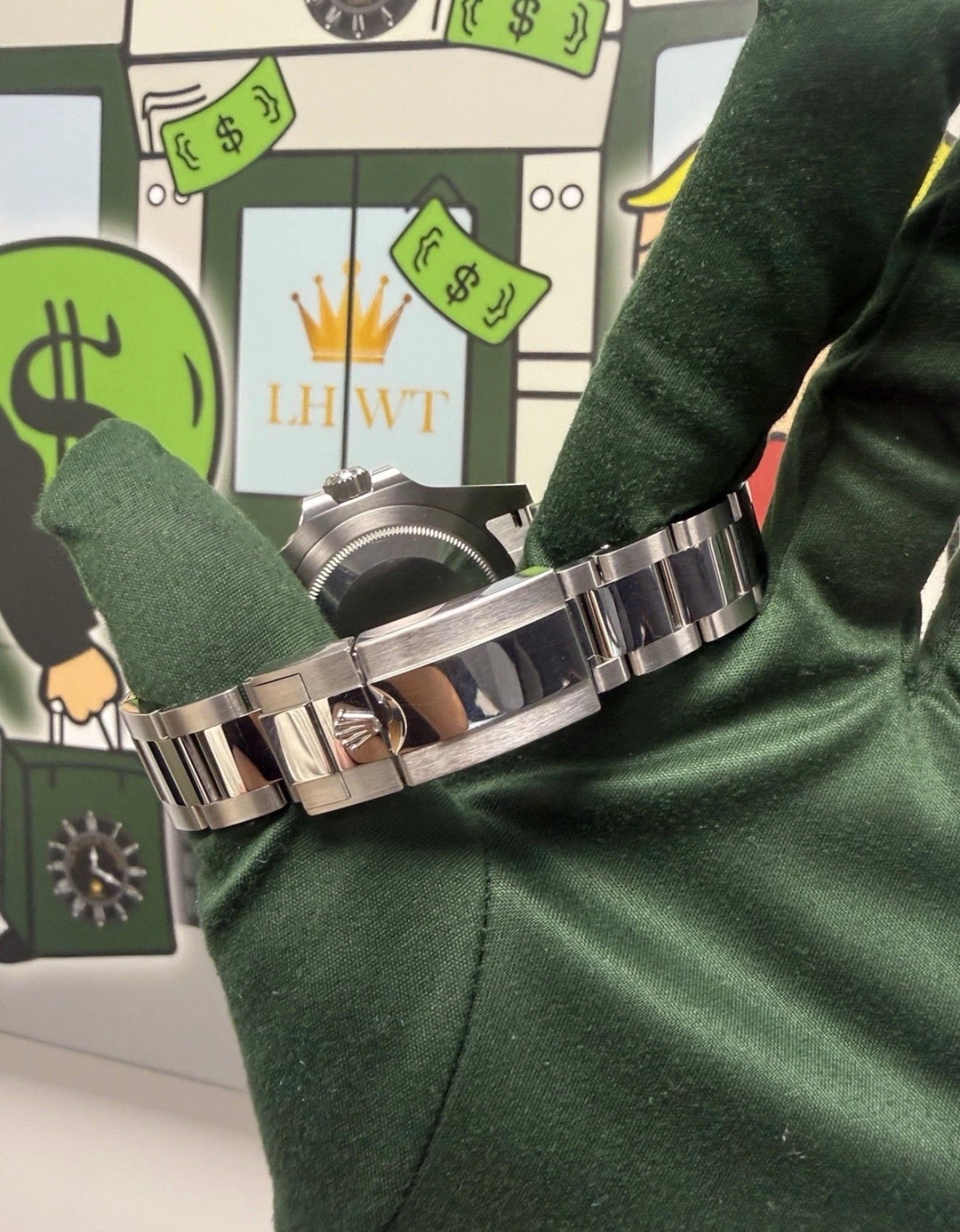 Rolex GMT-Master ii 126710GRNR Bruce Wayne 2025 Oyster Bracelet LH Watch Trade