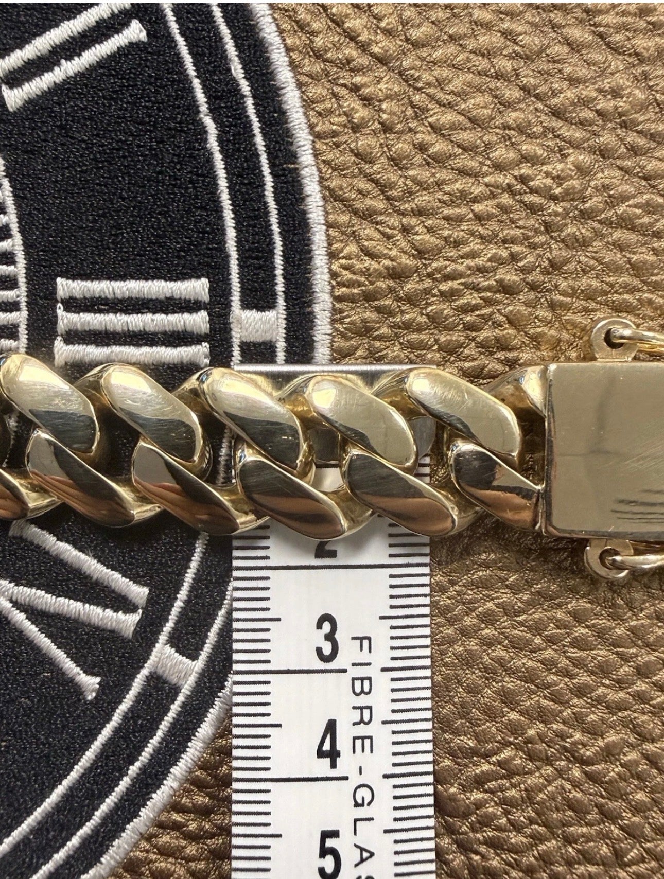 9ct Solid Gold Cuban HEAVY Bracelet 24cm - LH Watch Trade