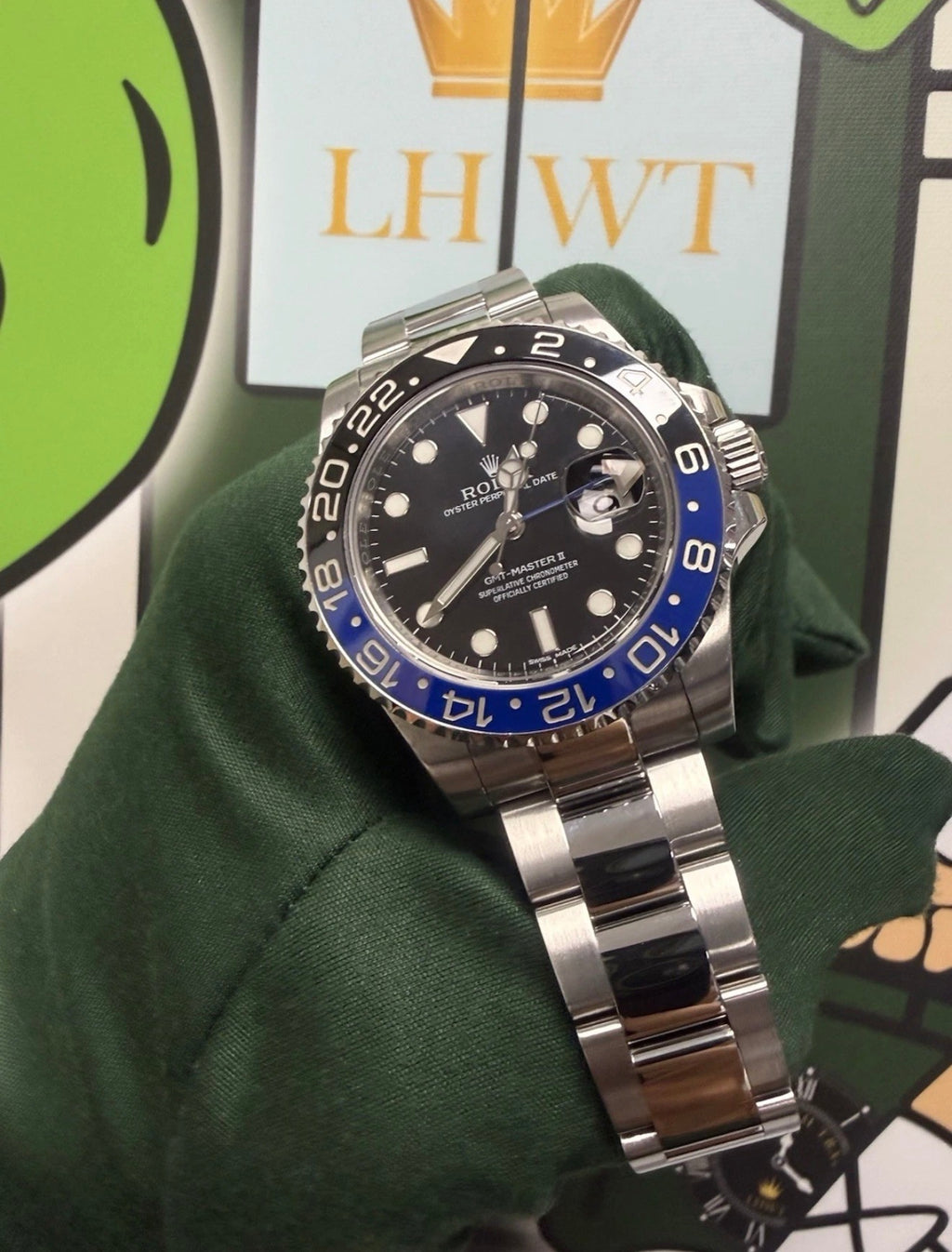 Rolex GMT-Master II Blue / Black Watch 116710BLNR Batman Fully Serviced