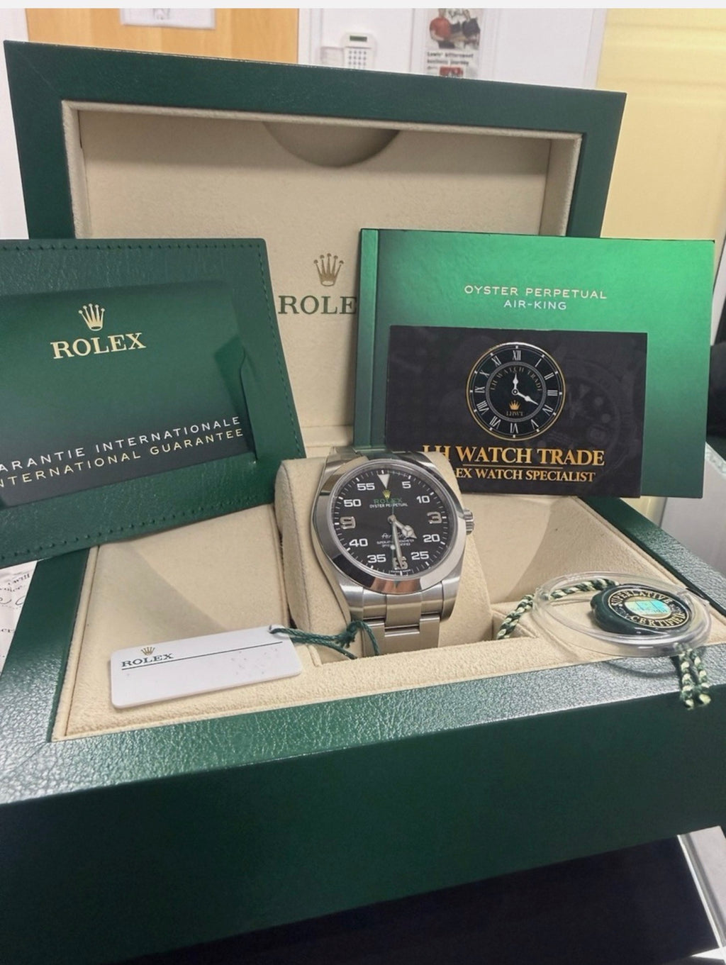 Rolex Air-King 40mm Black Watch - 116900 Full Set LH Watch Trade