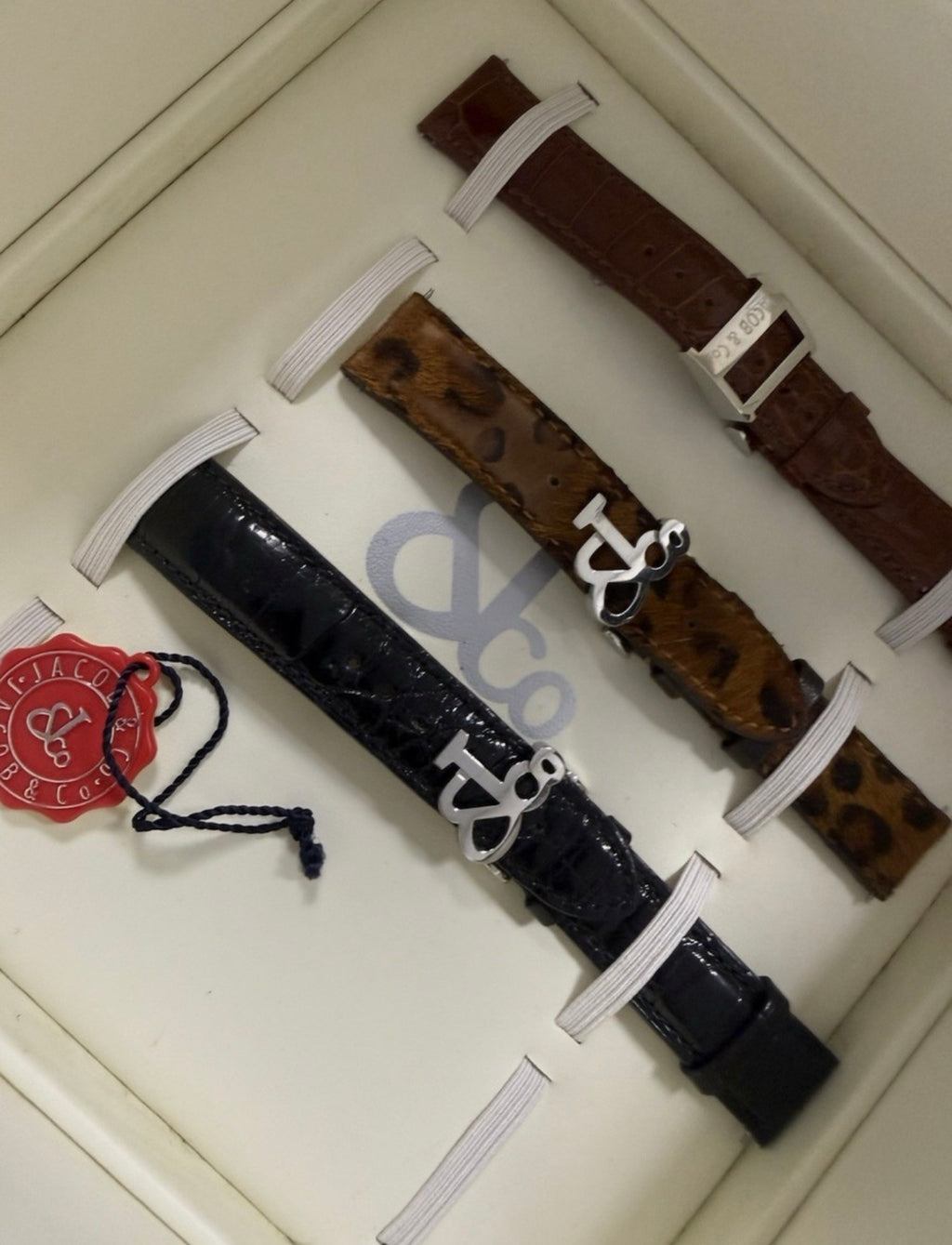 Jacob and Co !RARE! 5 Timezone D-465739 - Multiple Straps - Original box