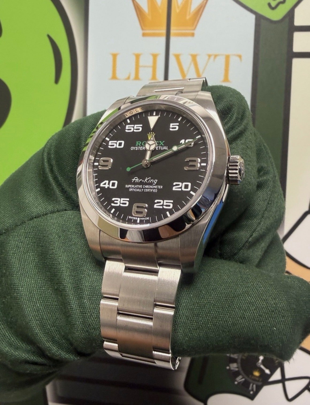 Rolex Air-King 40mm Black Watch - 116900 Full Set