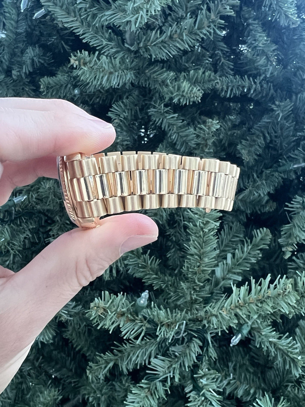 Rolex Daydate 18238 Presidential 18ct Gold Champagne Baton Dial