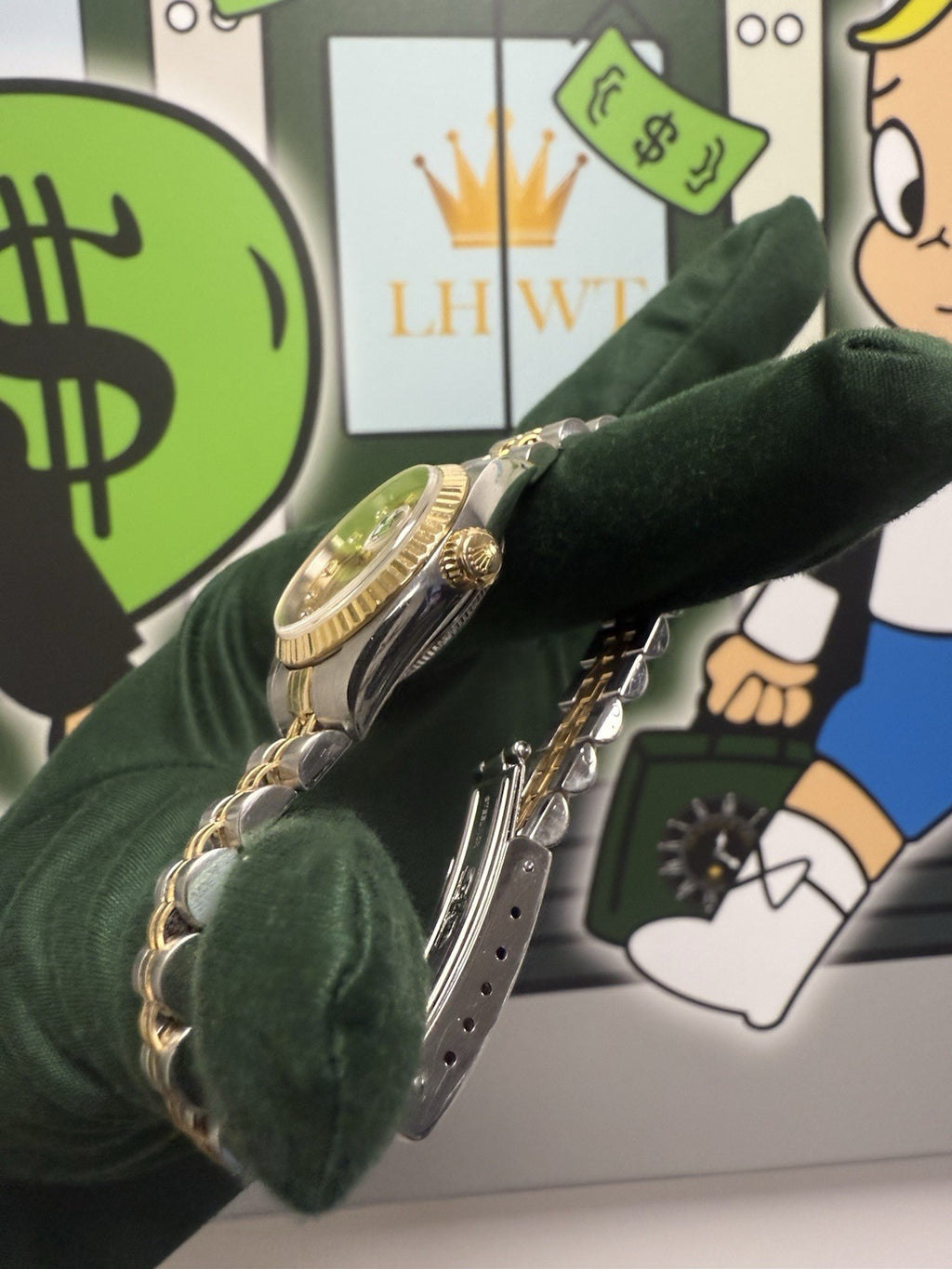 Rolex Ladies Datejust 26mm 79173 Factory Champagne Diamond Dial, Steel & Gold