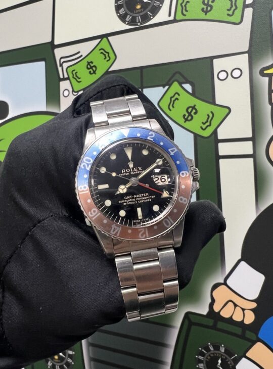 Rare! Collector Condition 1966 Rolex Oyster GMT 1675 Master Pepsi Vintage Watch