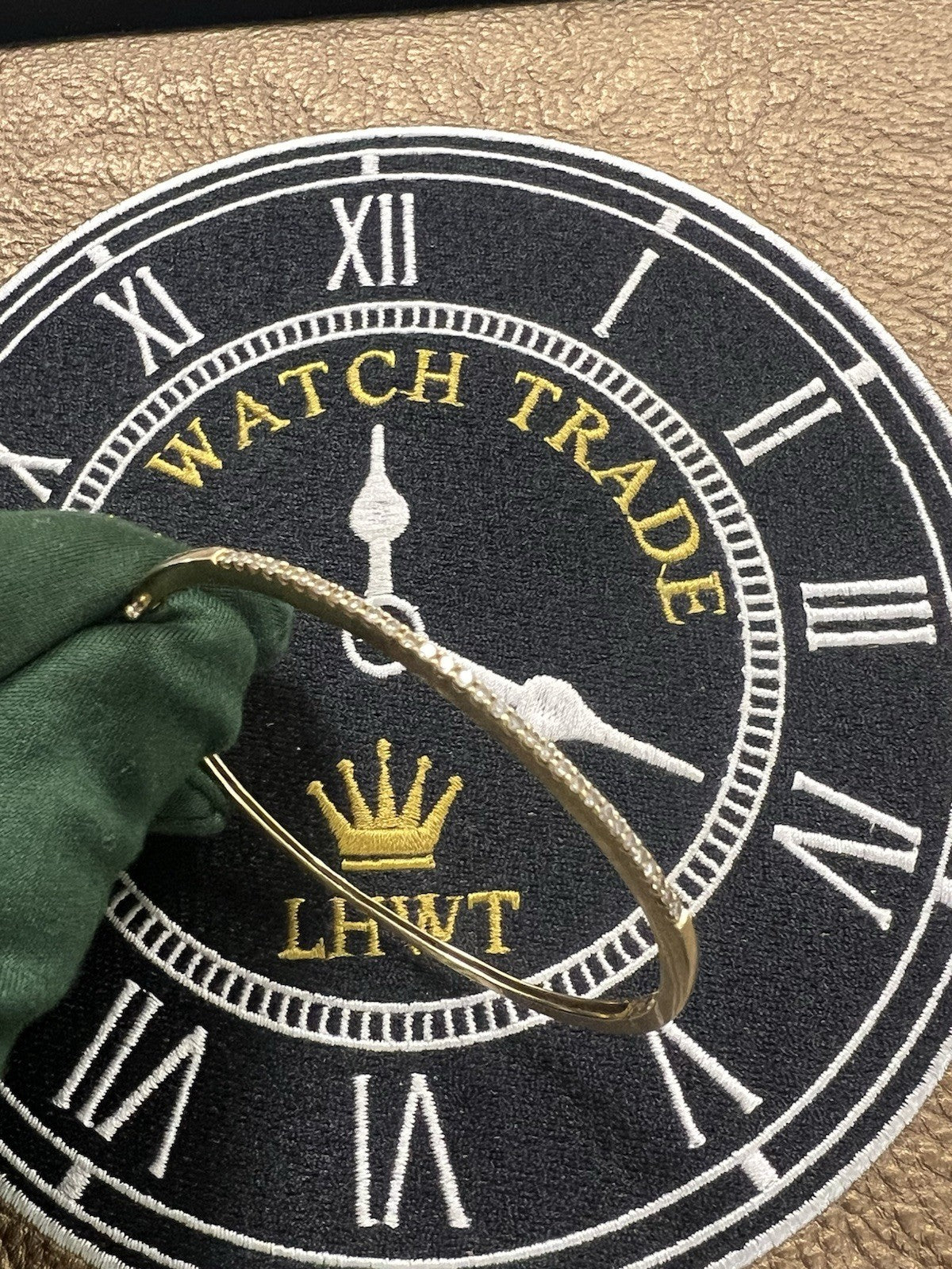 14ct Yellow Gold Diamond Bangle 0.50ct