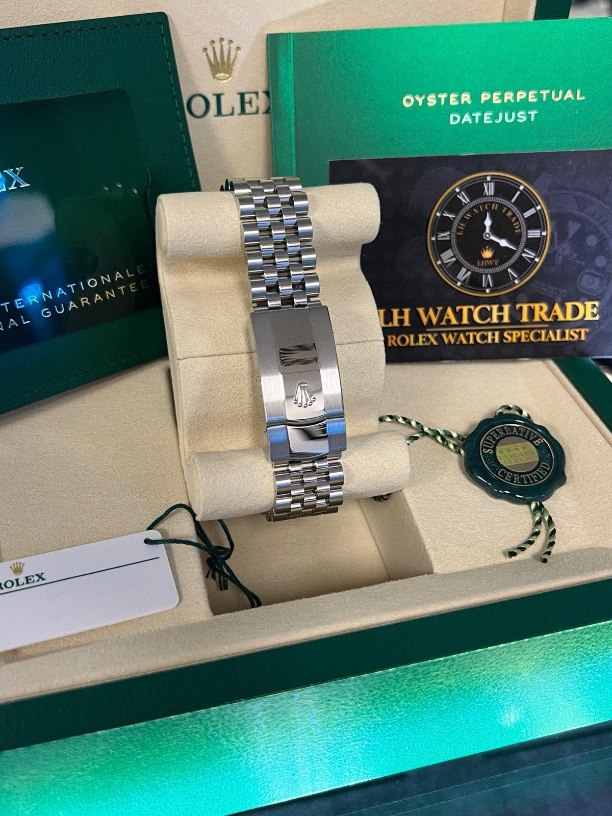 Rolex Datejust Mint Green Jubilee 2026 Watch - 126200-0023 Unworn New Full Set
