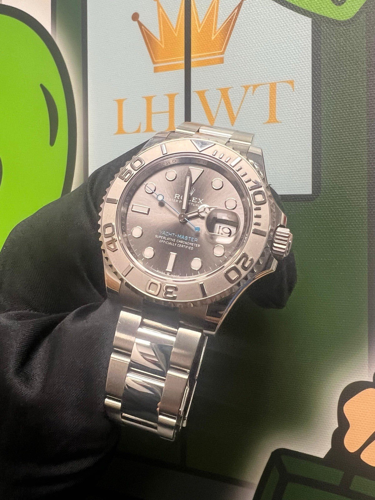 Rolex Yacht-Master 2024 Rhodium Men's Watch - 126622 Full Set Baby Blue Ticker