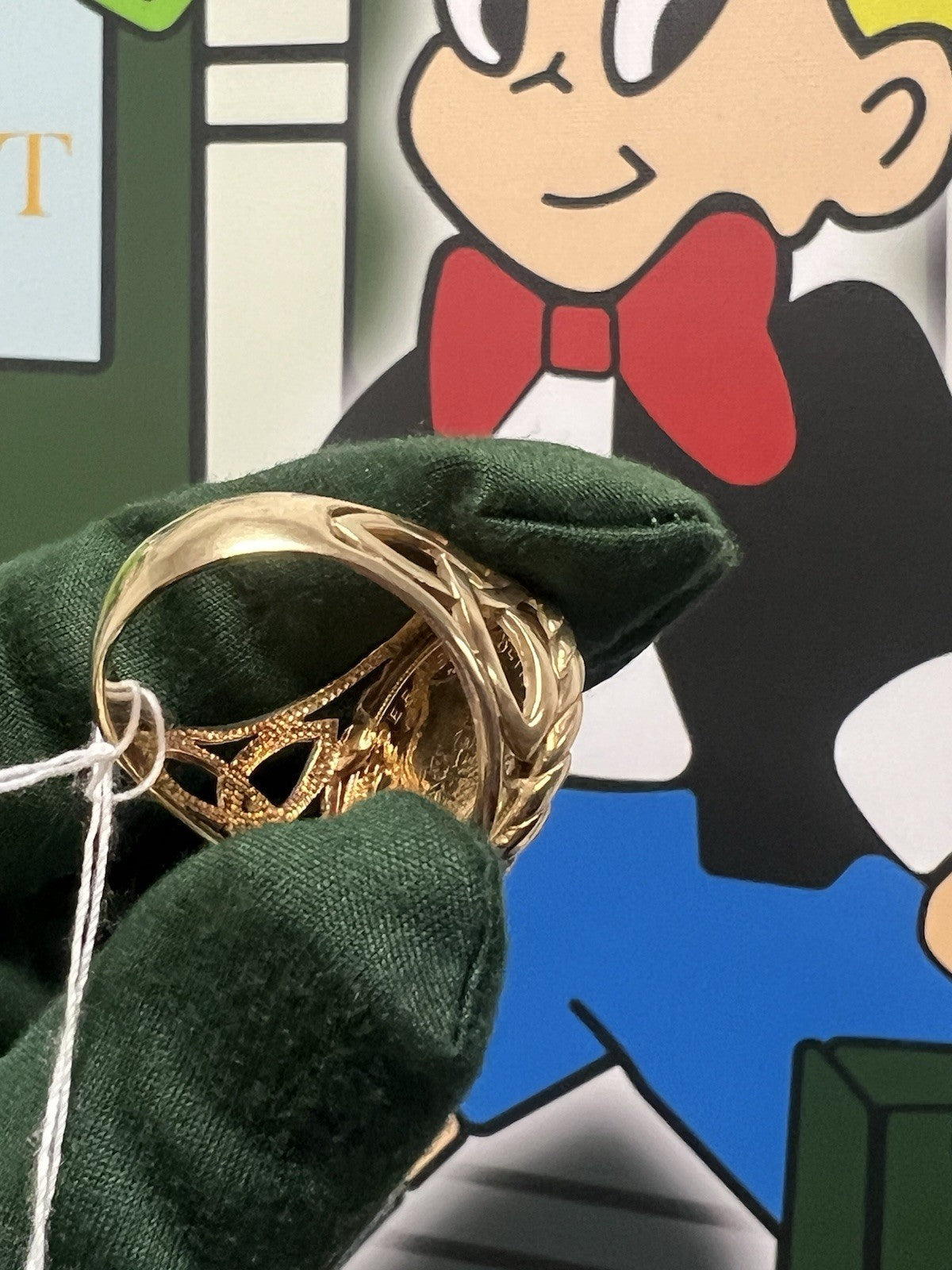 14ct Yellow Gold Diamond Bangle 0.50ct