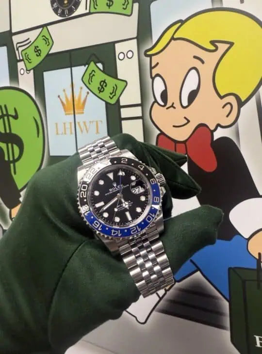 Rolex GMT-Master II 2023 Batgirl Full Set Watch Jubilee Bracelet 126710BLNR Men