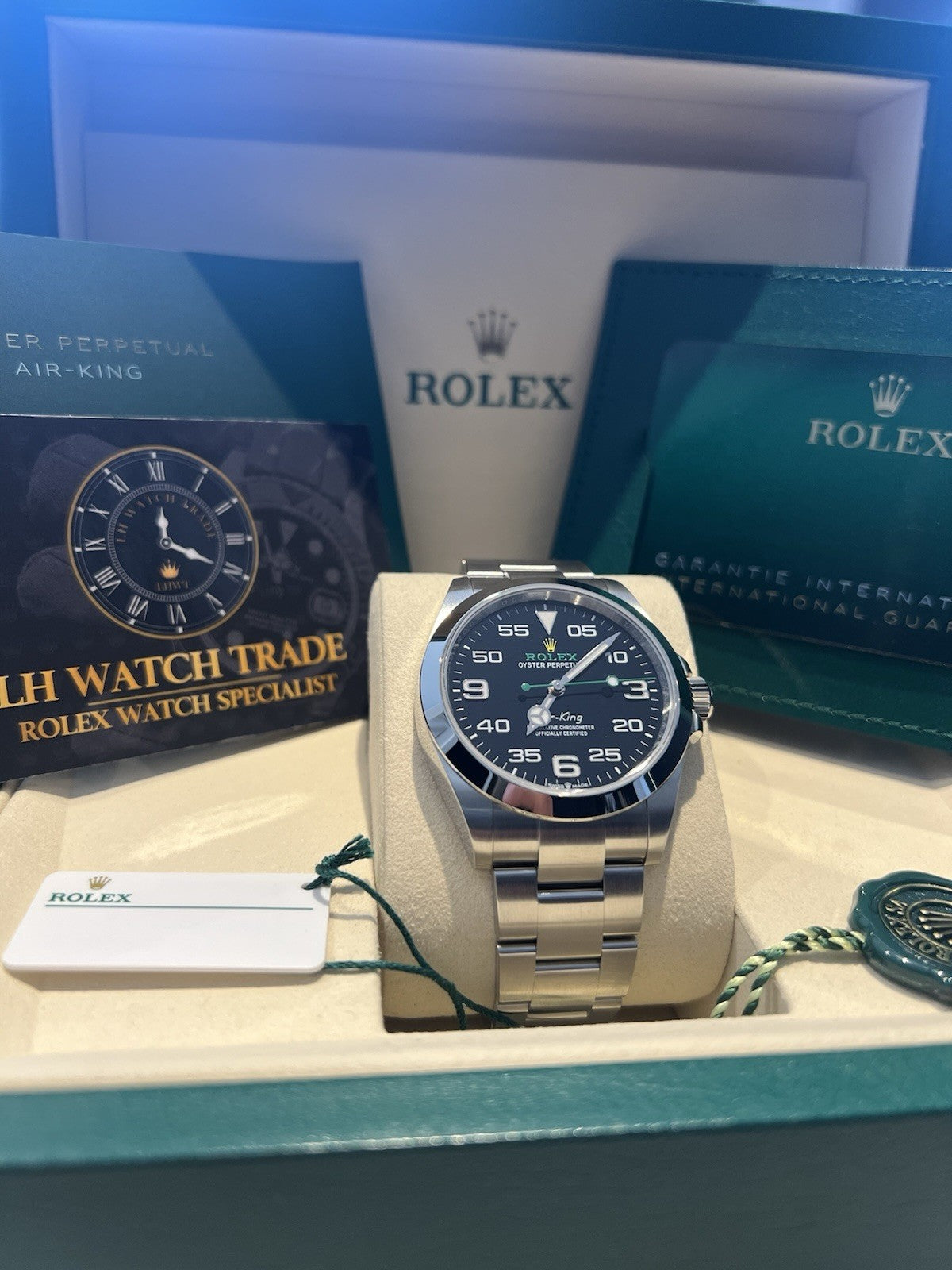 2026 Brand New Rolex Air-King Men's Black Watch - 126900 - 40mm