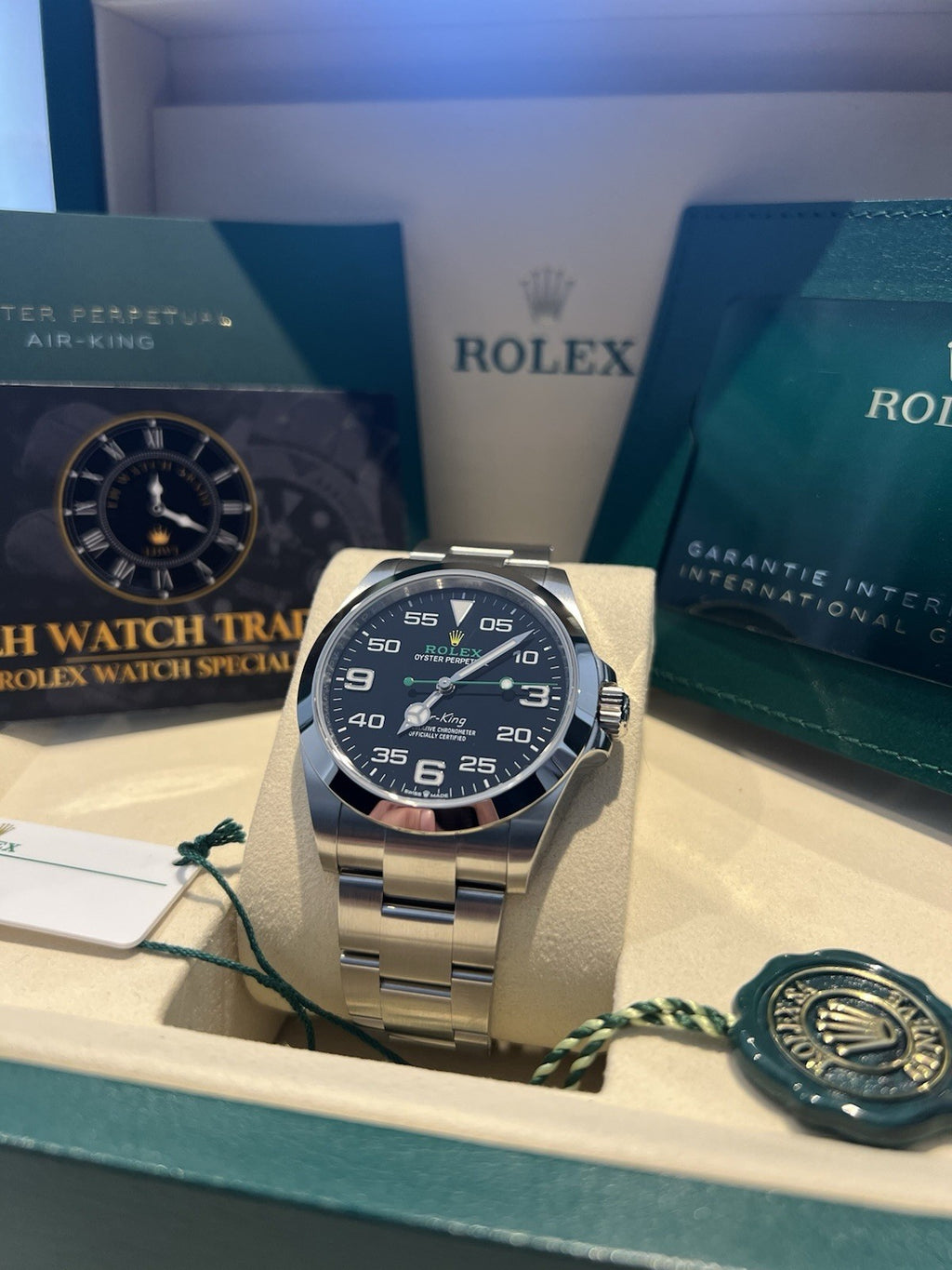2026 Brand New Rolex Air-King Men's Black Watch - 126900 - 40mm