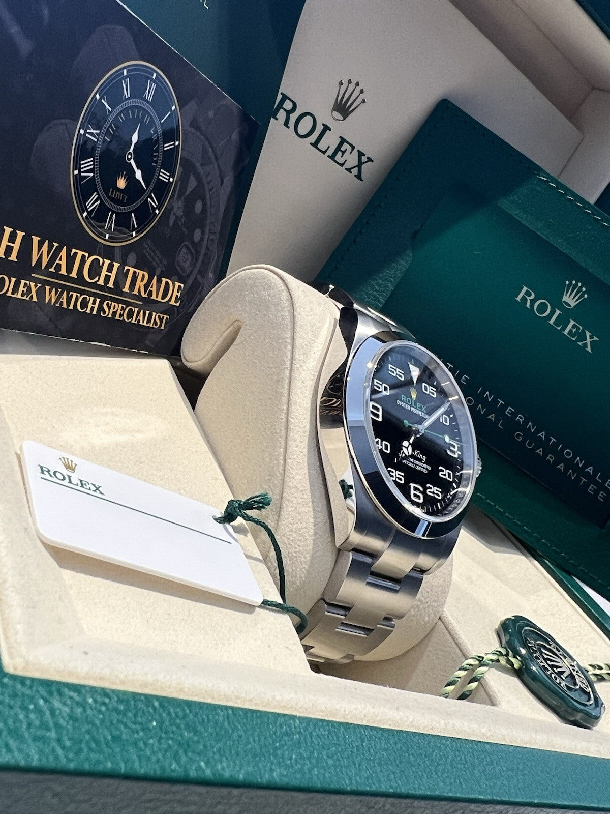 2026 Brand New Rolex Air-King Men's Black Watch - 126900 - 40mm