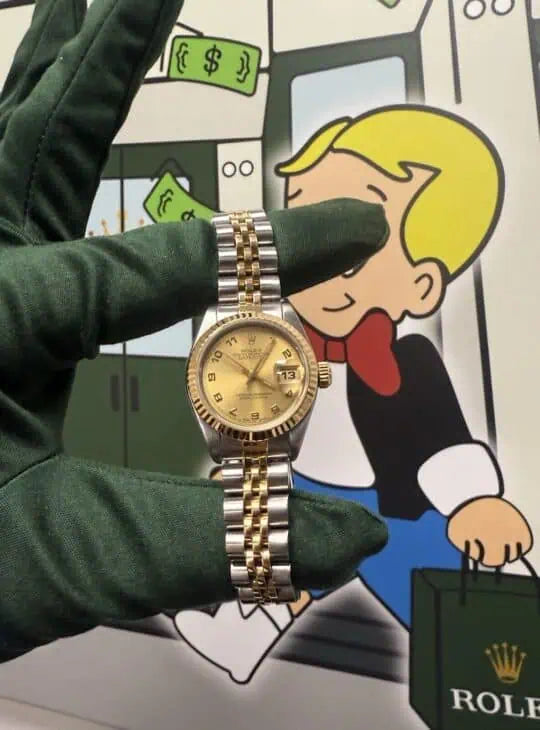 Rolex Ladies Datejust Champagne Arabic Numerals