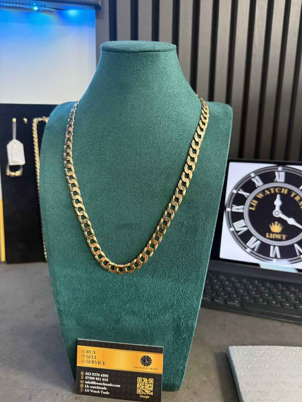 9ct Solid Gold Curb Chain