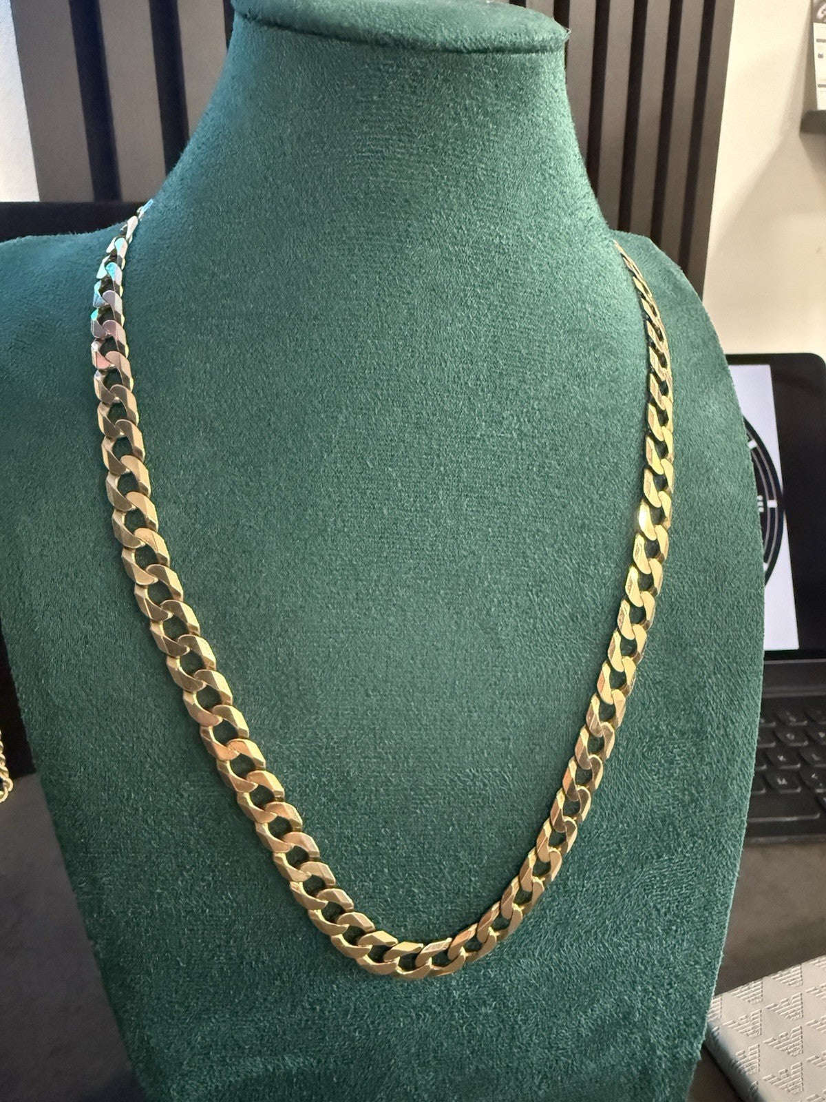 9ct Solid Gold Curb Chain
