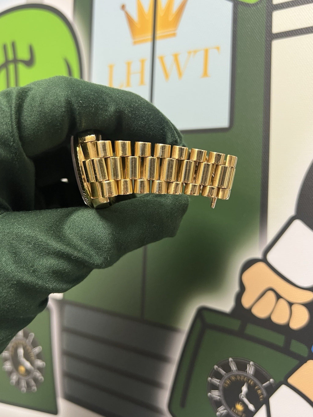 Rolex Day Date 36mm Yellow Gold Model- 18038 – Champagne Dial